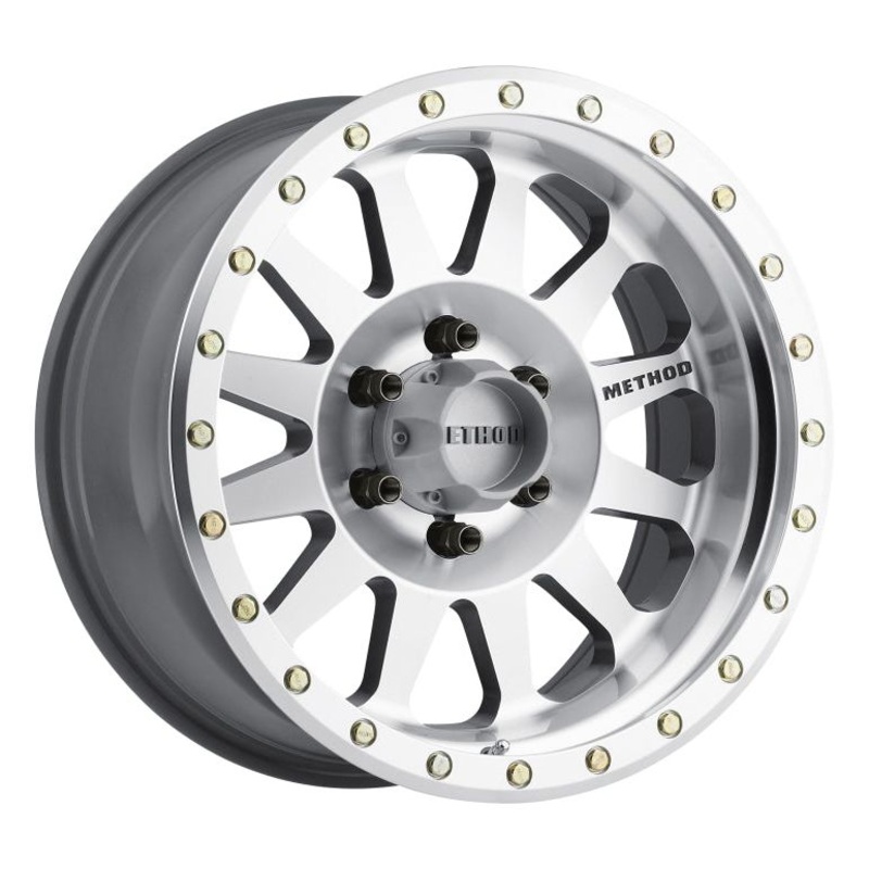 Method MR304 Double Standard 16x8 0mm Offset 6x5.5 108mm CB Machined/Clear Coat Wheel