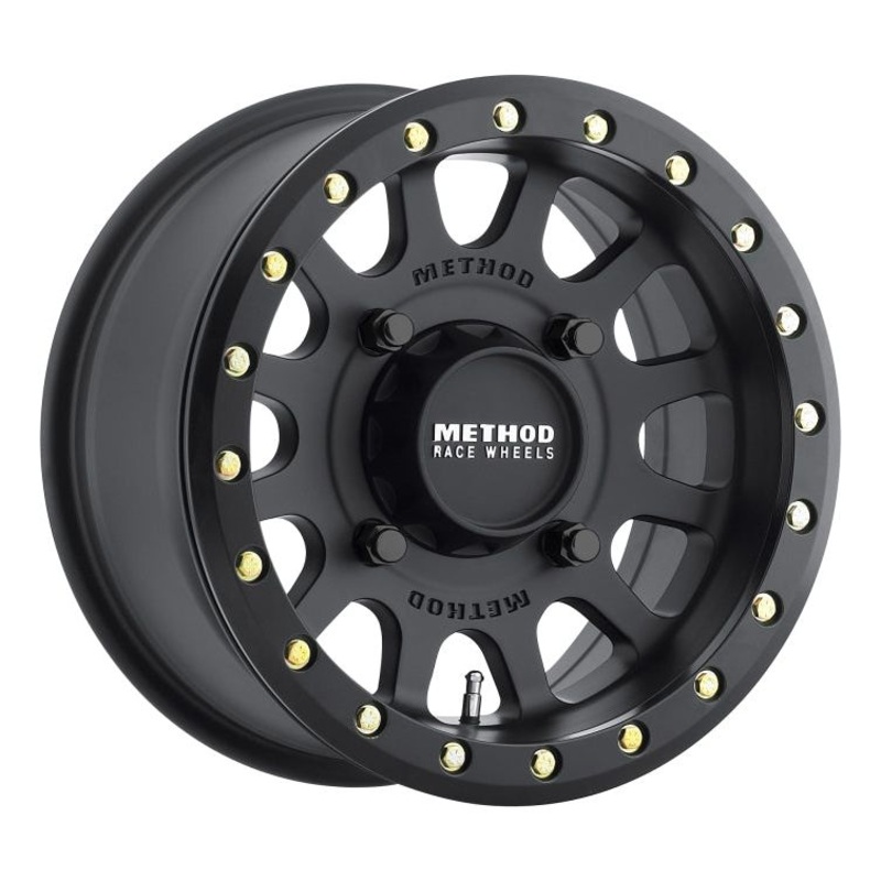 Method MR401 UTV Beadlock 14x7 / 5+2/38mm Offset / 4x156 / 132mm CB Matte Black Wheel