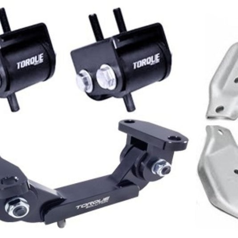 Torque Solution Engine/Transmission Mount Kit w/ OEM Mount Plates: 02-14 Subaru WRX / 04+ STI