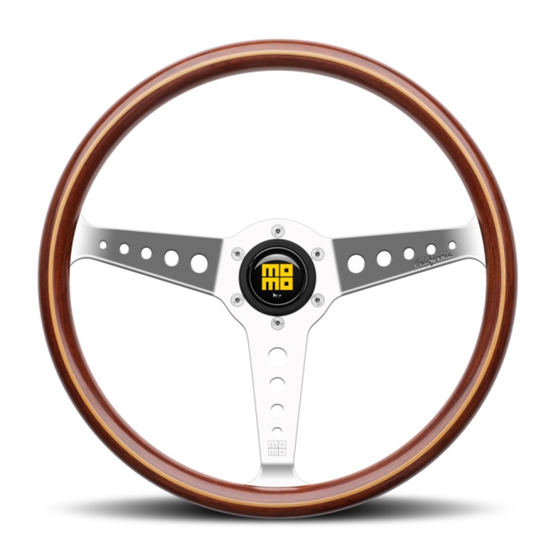 Momo California Wood Steering Wheel 360 mm - Mahogany Wood/Pol Spokes