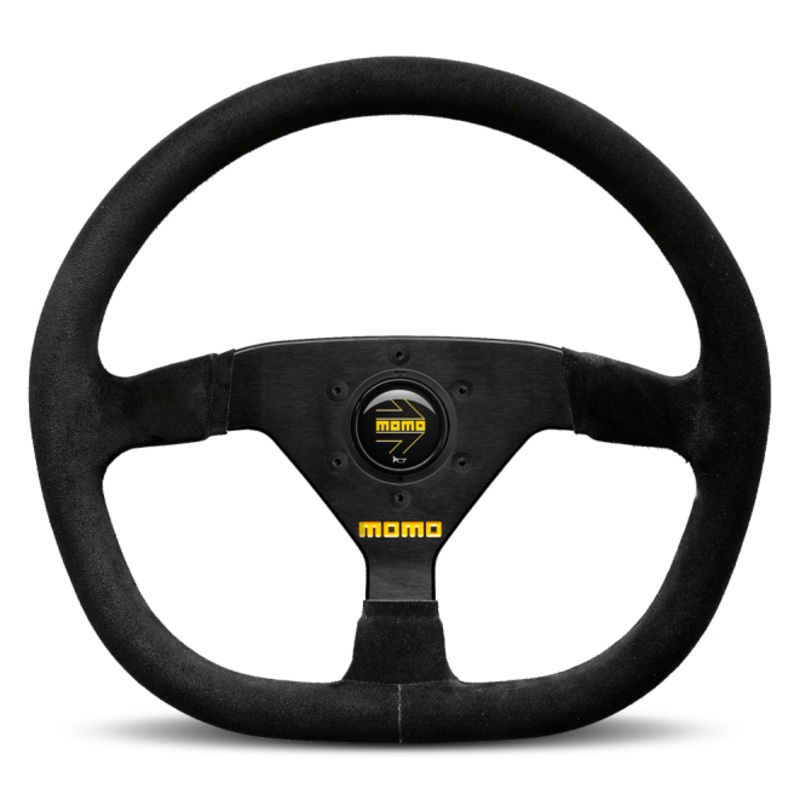 Momo MOD88 Steering Wheel 320 mm -  Black Suede/Black Spokes