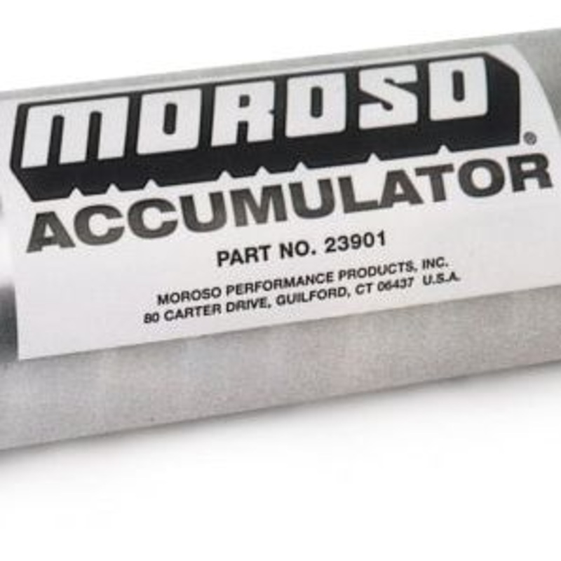 Moroso Oil Accumulator - 1.5 Quart - 10in x 4.25in