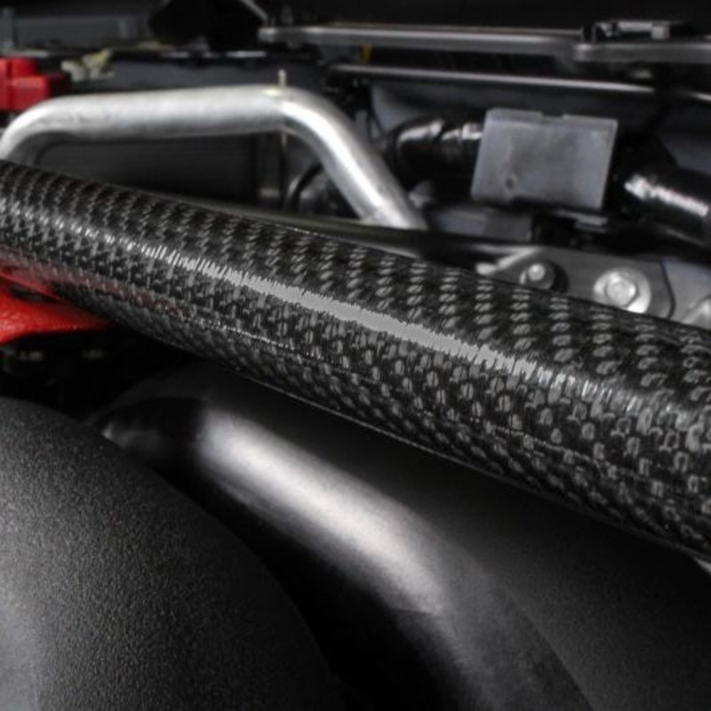 Perrin 2013+ BRZ/FR-S/86/GR86 Front Strut Brace - Carbon Fiber (Req. Removal of OEM Engine Cover)