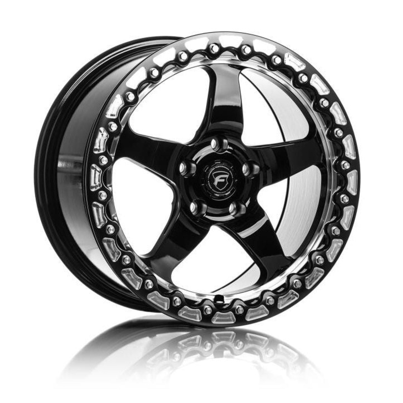 Forgestar D5 Beadlock 18x12 / 5x120.65 BP / ET56 / 8.8in BS Gloss Black Wheel