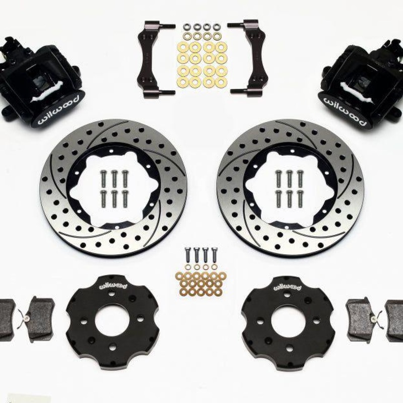 Wilwood Combination Parking Brake Rear Kit 11.00in Drilled Civic / Integra Disc 2.39 Hub Offset