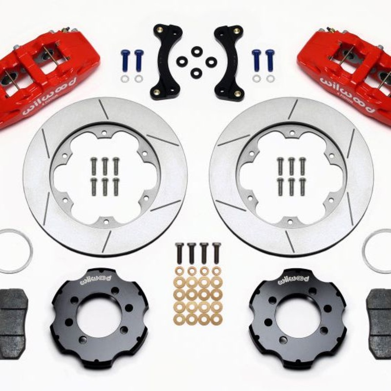 Wilwood Dynapro 6 Front Hat Kit 11.00in GT Rotor Red 95-05 Miata