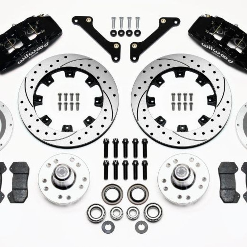 Wilwood Dynapro 6 Front Hub Kit 12.19in Drilled 79-81 Camaro