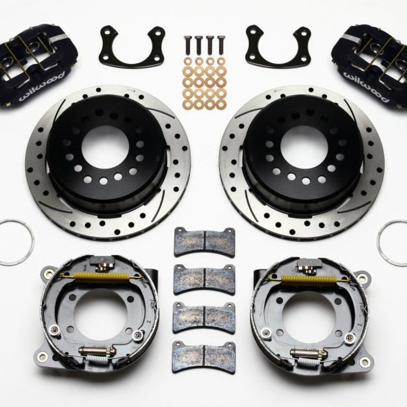 Wilwood Dynapro Low-Profile 11.00in P-Brake Kit Drilled New Big Ford 2.50in Offset