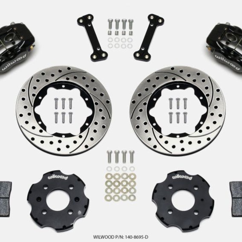 Wilwood Forged Dynalite Front Hat Kit 11.00in Drilled Integra/Civic w/Fac.240mm Rtr