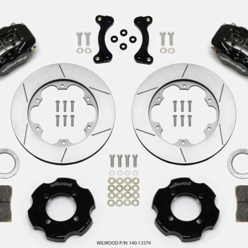 Wilwood Forged Dynalite Front Hat Kit 11.00in GT Rotor 95-05 Miata