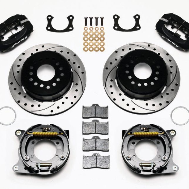 Wilwood Forged Dynalite P/S Park Brake Kit Drilled New Big Ford 2.50in Offset