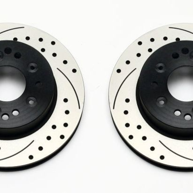 Wilwood Rotor Kit Rear-Drilled 65-82 Corvette C2/C3 (1Pc Rotors)