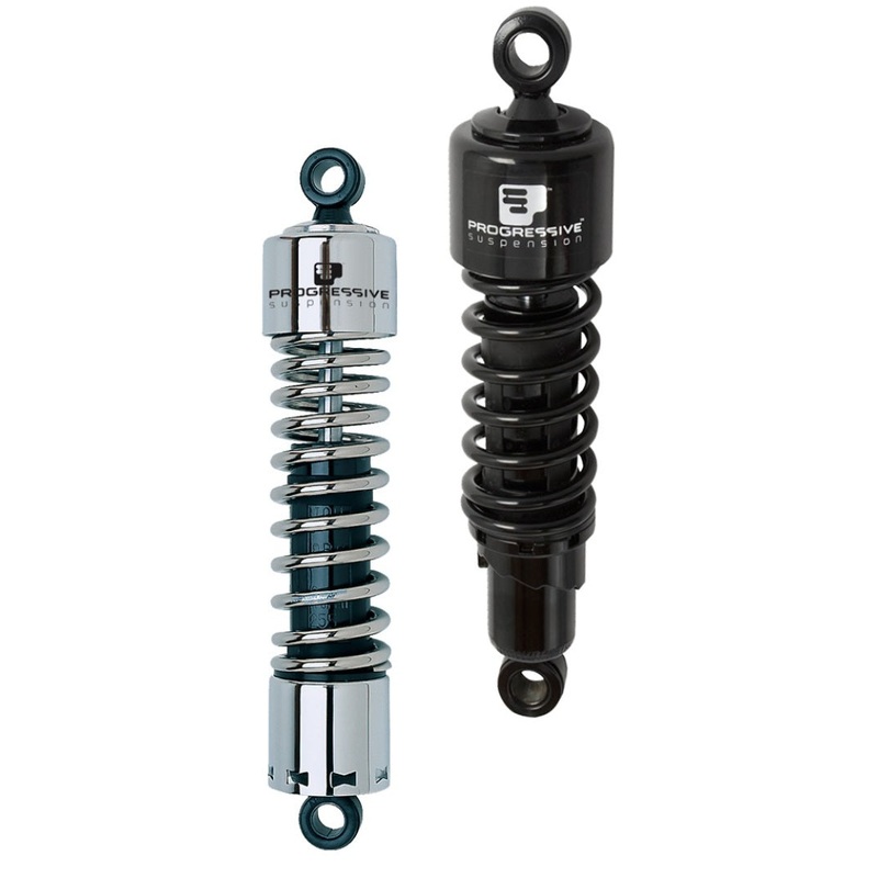 Progressive Harley 412 Series Shocks 11.0in - Black