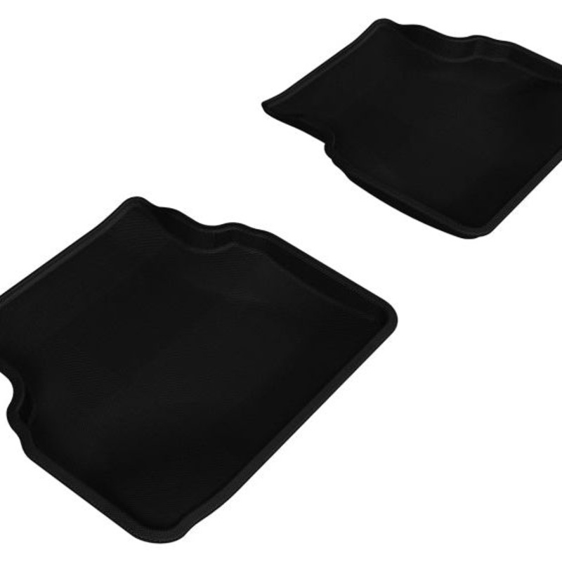 3D MAXpider 2002-2007 Subaru Impreza Kagu 2nd Row Floormats - Black