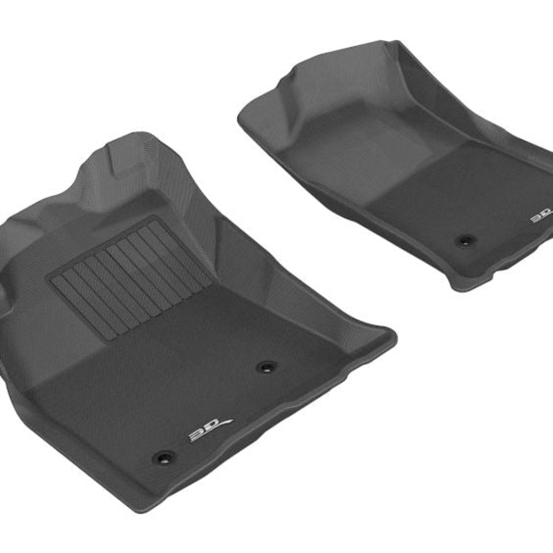 3D MAXpider 2005-2011 Toyota Tacoma Reg/ACS/DBL Cab Kagu 1st Row Floormat - Black