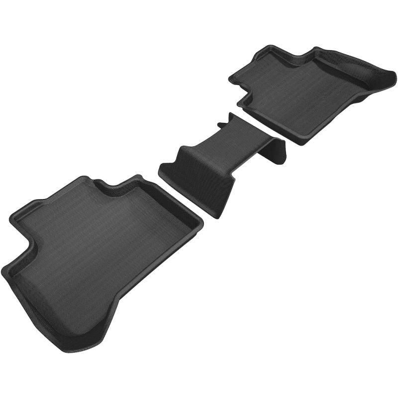 3D MAXpider 2018-2020 BMW X3 (G01)/X4 (G02) Kagu 2nd Row Floormats - Black