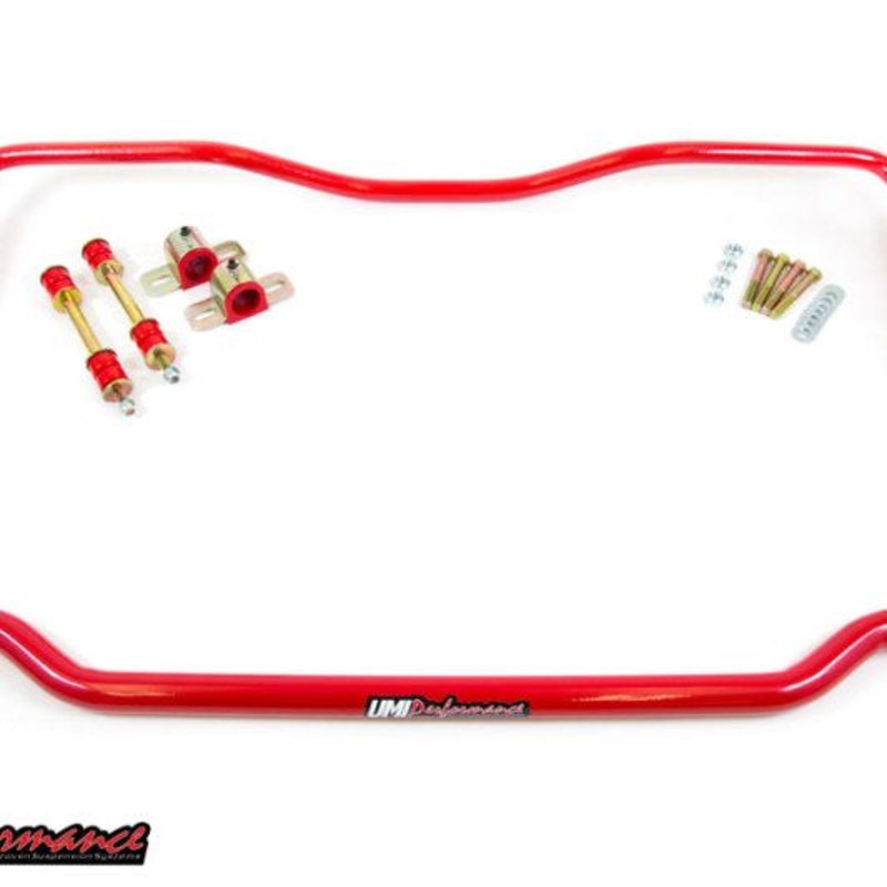 UMI Performance 78-88 GM G-Body Solid Front & Rear Sway Bar Kit
