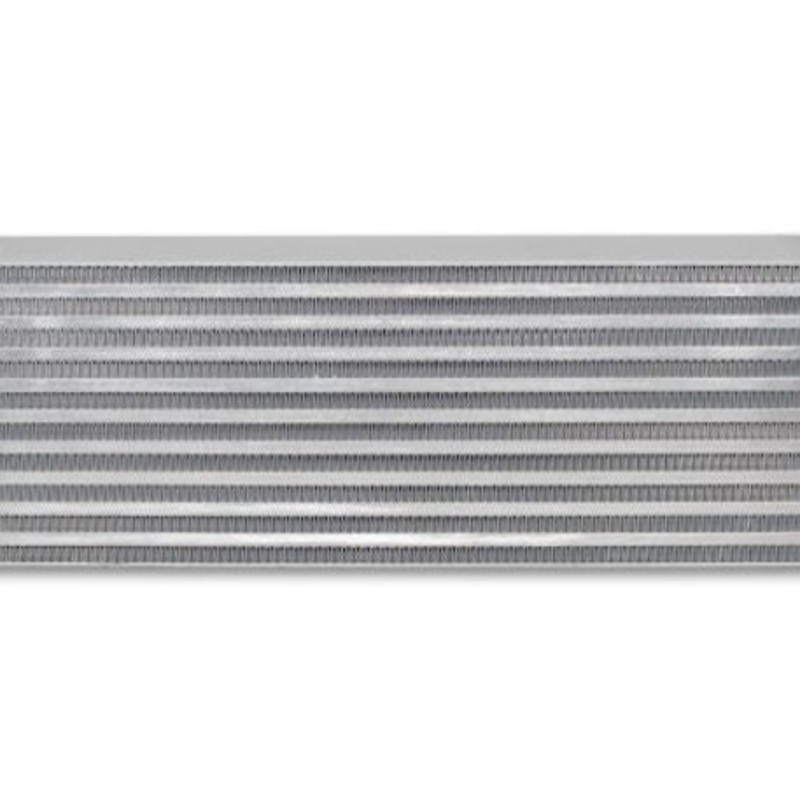 Vibrant Air-to-Air IC Assy complete w/ end tanks core size 18in Wx6.5in Hx3.25in thick 2.5in in/out