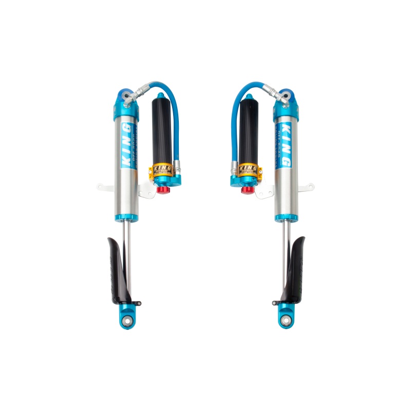 King Shocks 2018+ Jeep Wrangler JL Front 2.5 Dia Remote Res Shock for 0-2in Lift w/Adjuster (Pair)