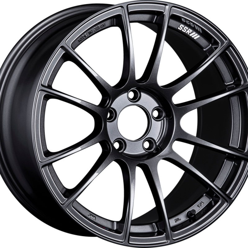SSR GTX04 19x9.5 5x114.3 38mm Offset Dark Gunmetal Wheel