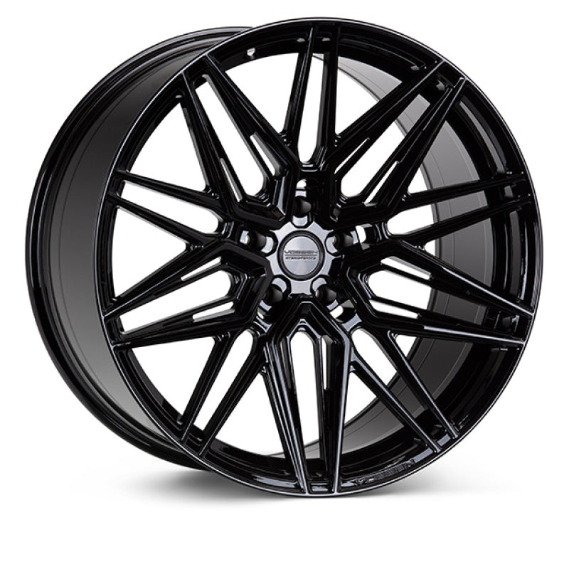 Vossen HF-7 19x8.5 / 5x112 / ET42 / Deep Face / 66.5 - Gloss Black Wheel