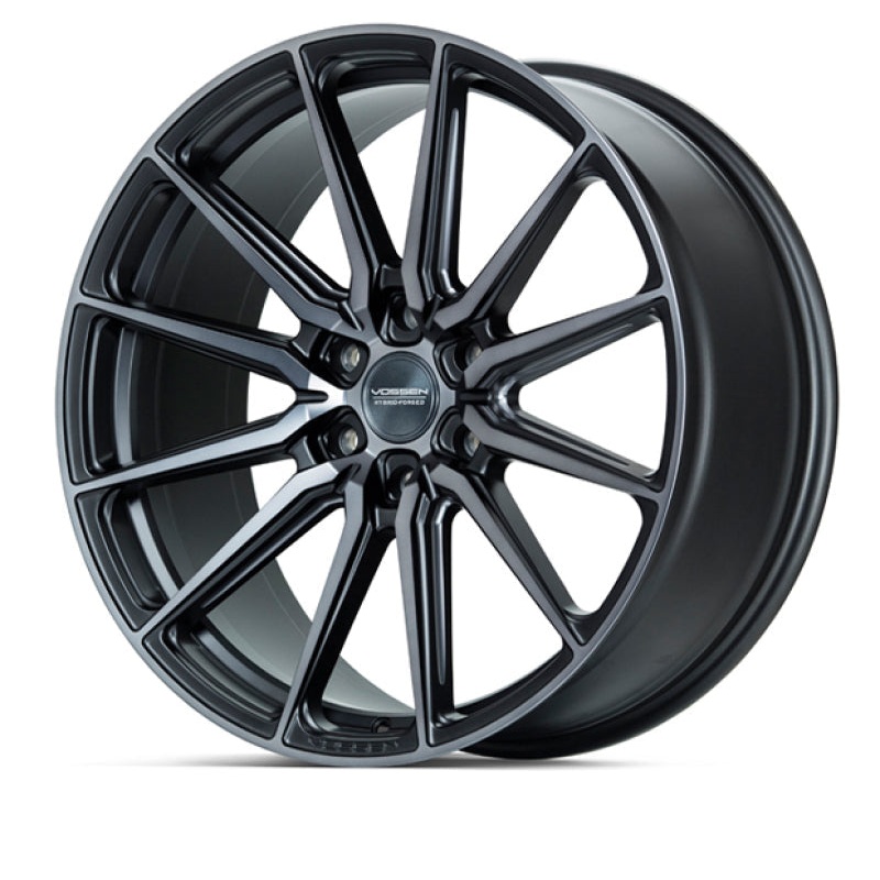 Vossen HF6-1 24x10 / 6x135 / ET25 / Deep Face / 87.1 - Tinted Matte Gunmetal Wheel