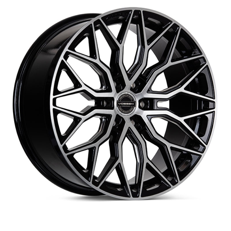 Vossen HF6-3 22x9.5 / 6x139.7 / ET20 / Deep Face / 106.1 - Brushed Gloss Black Wheel
