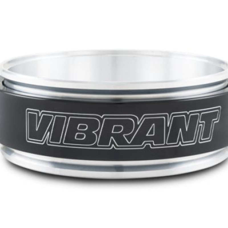 Vibrant 5in O.D. Aluminized HD 2.0 Clamp Assembly - Anodized Black