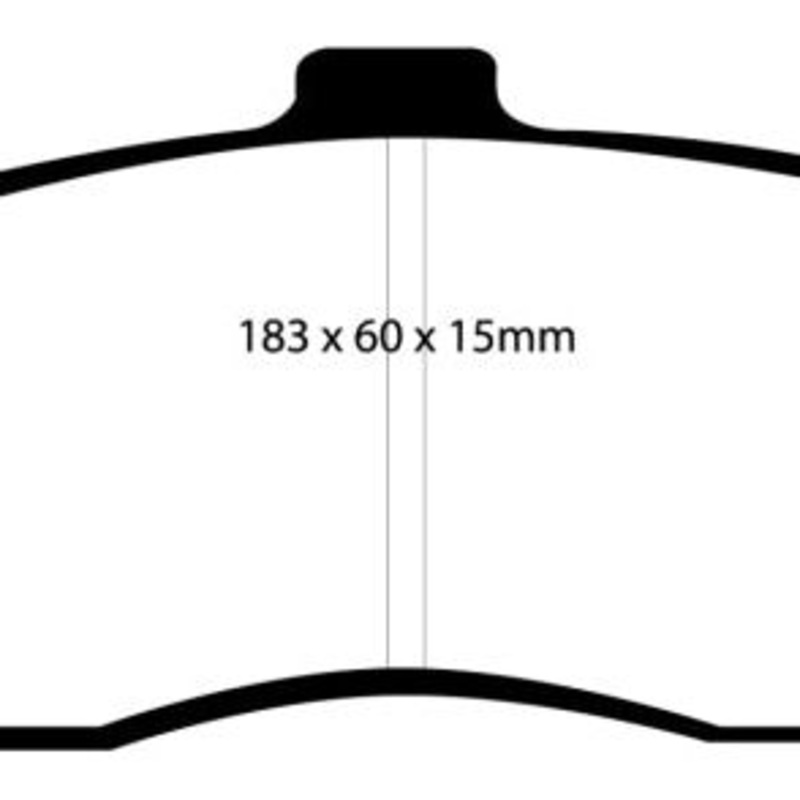 EBC 03-04 Cadillac XLR 4.6 Bluestuff Front Brake Pads