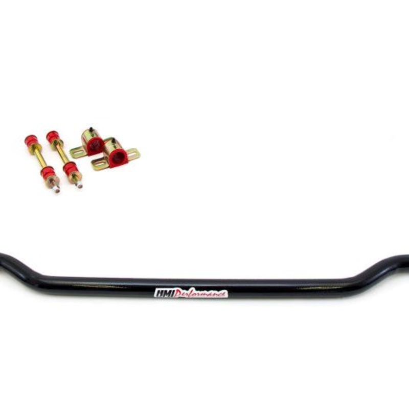 UMI Performance 64-72 GM A-Body 1-1/4in Solid Front Sway Bar - Black