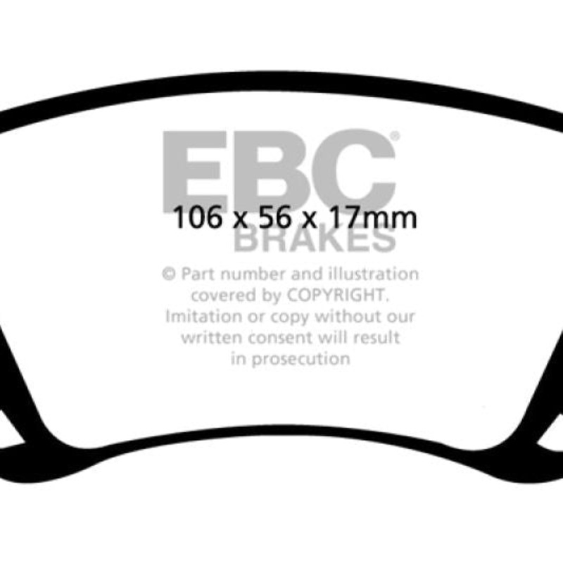 EBC 05-08 Audi A4 2.0L Turbo Bluestuff Rear Brake Pads