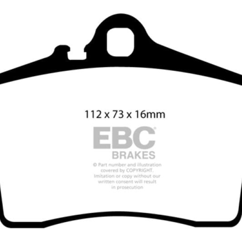 EBC 98-05 Porsche 911 (996) (Cast Iron Rotor only) 3.4 Carrera 2 Bluestuff Rear Brake Pads