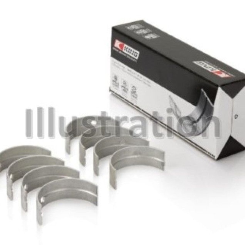 King Bearings Nissan VR38DETT VQ35HR VQ37HR Performance Crankshaft Main Bearings - Size +0.25mm