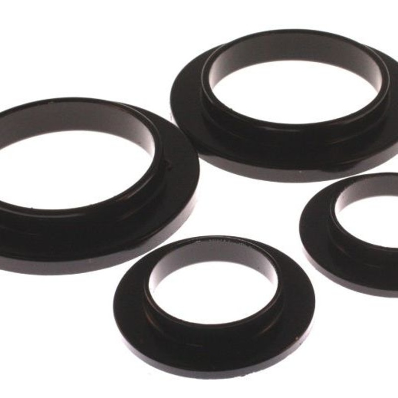 Energy Suspension 79-04 Ford Mustang SVO Black Rear Spring Upper & Lower Isolator Set