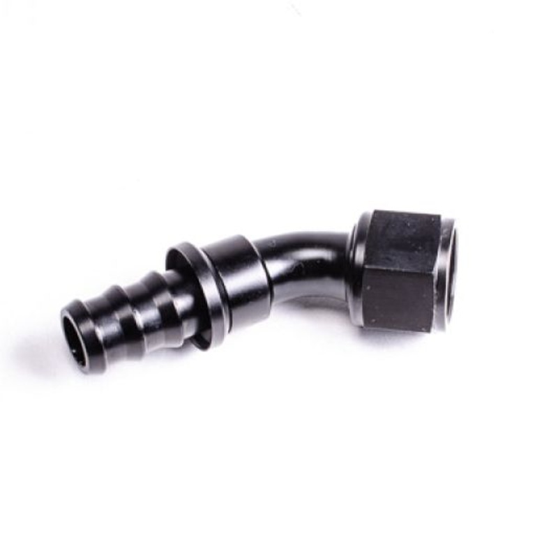 Radium Engineering 45 Degree 8AN Pushlok Hose End Fitting