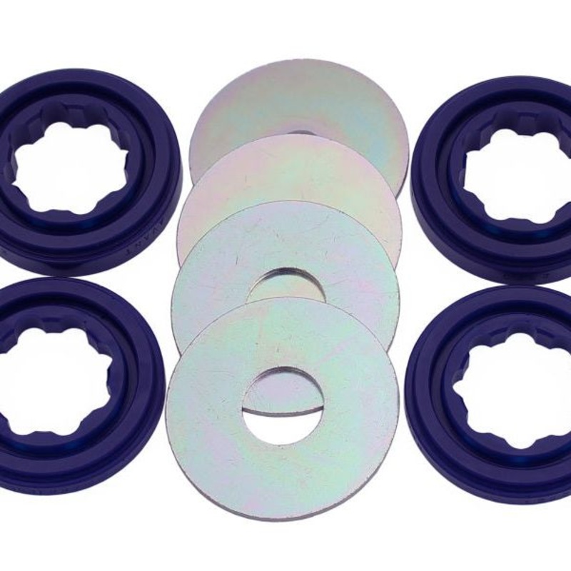SuperPro 1993 Toyota Supra Twin Turbo Rear Subframe Insert Bushings Rearward Positions