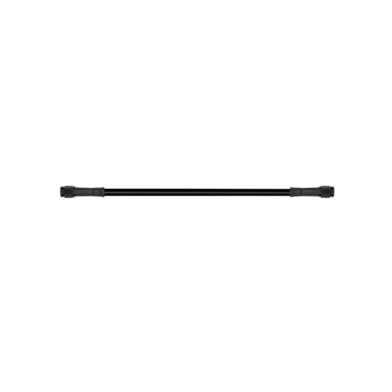 Goodridge 36in Universal Brake Line Assembly w/Black Zinc Fittings & Black Hose