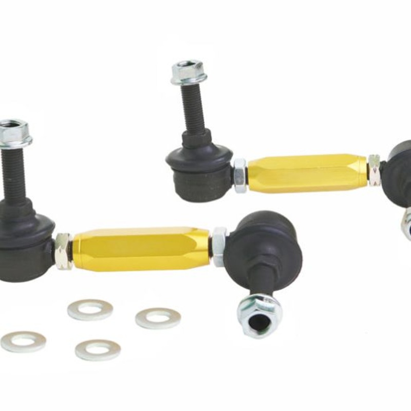 Whiteline Universal Swaybar Link Kit-Heavy Duty Adj Steel Ball w/ 10mm Ball Stud