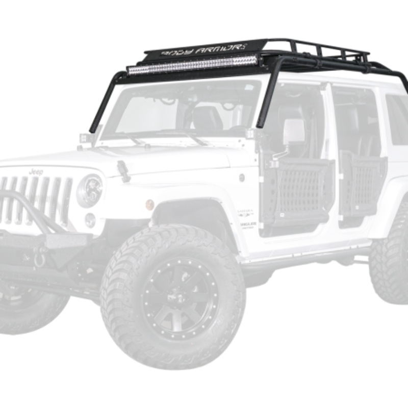 Body Armor 4x4 07-18 Jeep Wrangler JK Windshield Light Bar