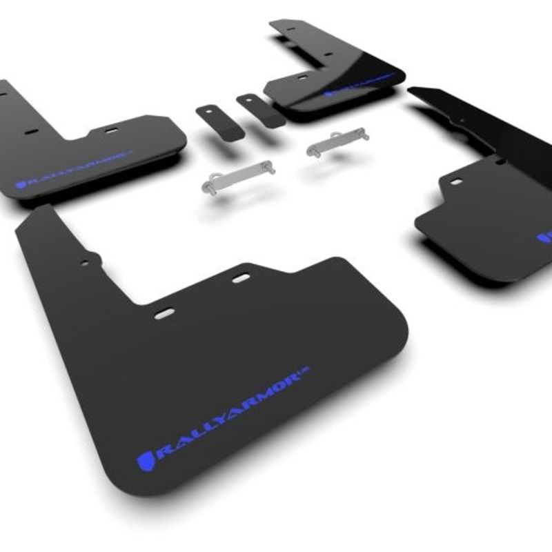 Rally Armor 22-25 Subaru WRX Black UR Mud Flap w/Blue Logo
