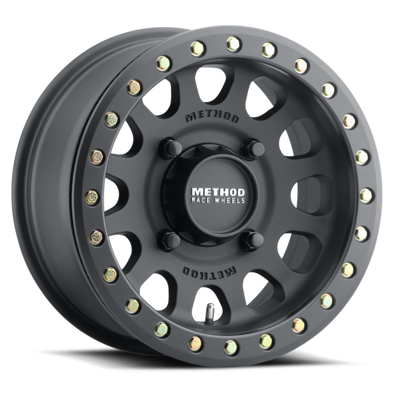 Method MR401 UTV Beadlock 15x7 / 5+2/38mm Offset / 4x156 / 132mm CB Matte Black Wheel