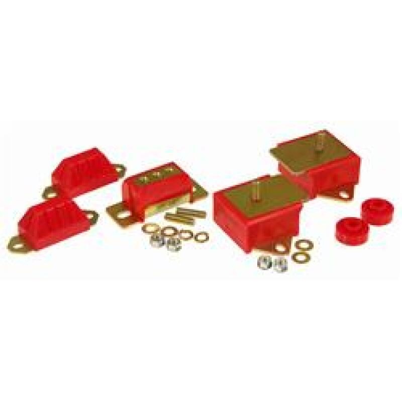 Prothane 76-86 Jeep CJ5/7/8 Drivetrain Kit - Red