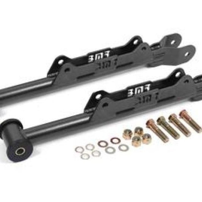 BMR 2010-2015 Chevrolet Camaro Rear DOM Lower Control Arms - Black Hammertone