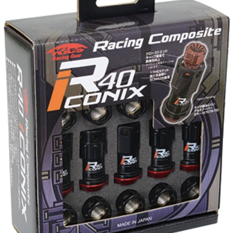 Project Kics 14X1.50 Black Lock w/ Capless Lug Nuts 16+4