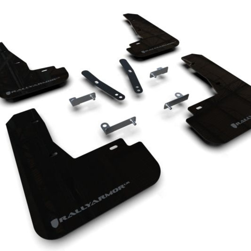 Rally Armor 22-25 Kia EV6 Black UR Mud Flap Dark Grey Logo