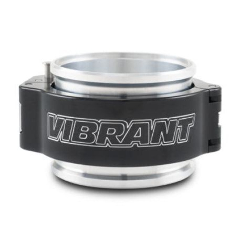Vibrant 2.50in O.D. Aluminized HD 2.0 Clamp Assembly - Anodized Black