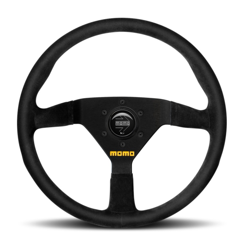 Momo MOD78 Steering Wheel 320 mm - Black Suede/Black Spokes