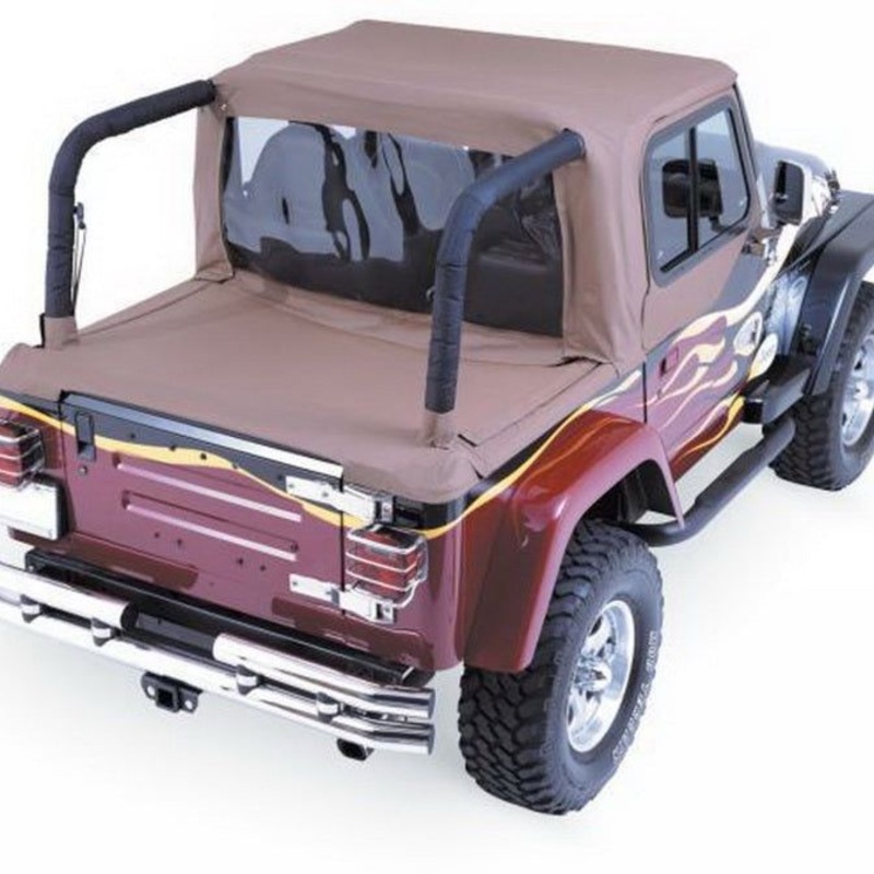 Rampage 1992-1995 Jeep Wrangler(YJ) Cab Soft Top And Tonneau Cover - Spice Denim