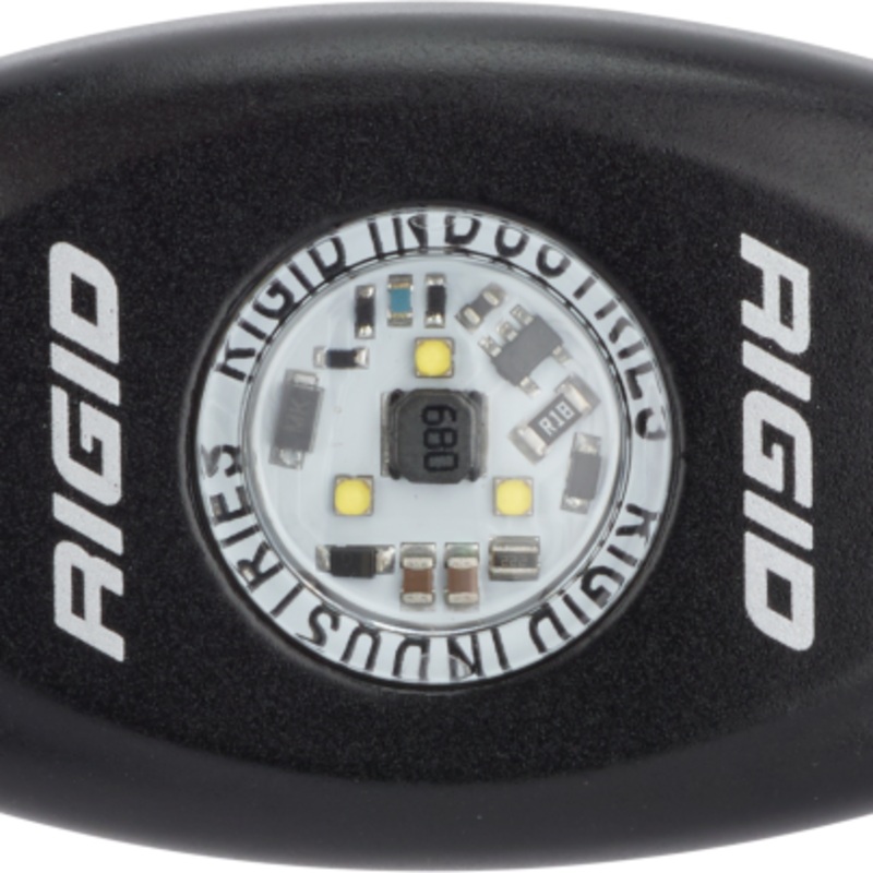 Rigid Industries A-Series Light - Black - High Strength - Red