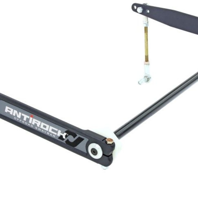 RockJock TJ/LJ Antirock Sway Bar Kit Front Bolt-On Forged Arms